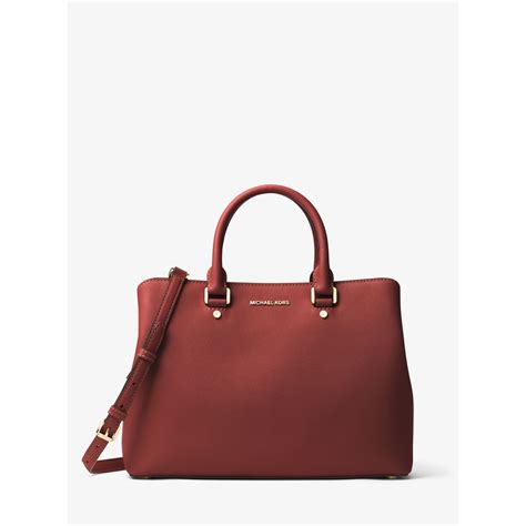 michael kors savannah large satchel red|Amazon.com: Michael Kors Savannah Large Satchel.